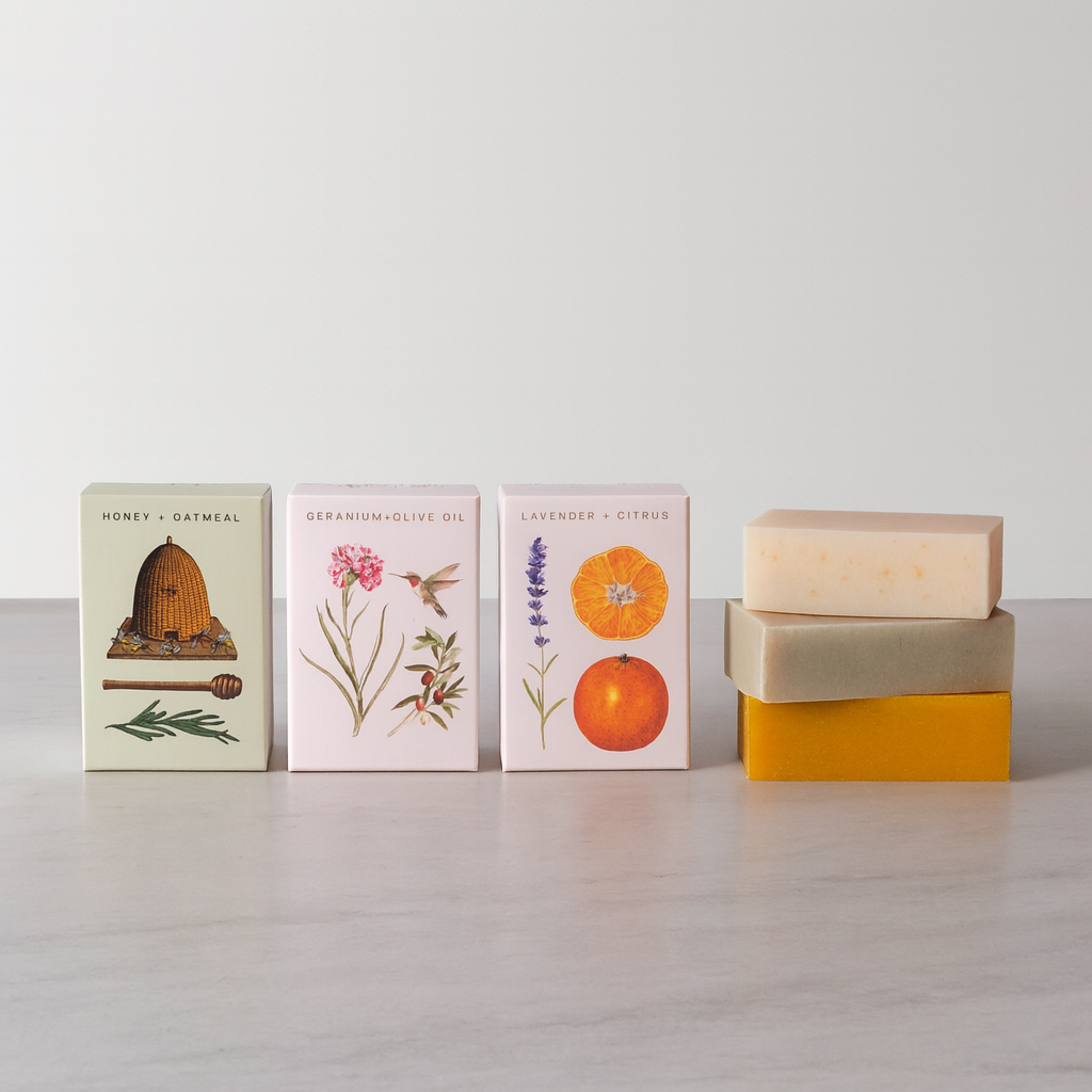 Honey + Oatmeal Organic Bar Soap