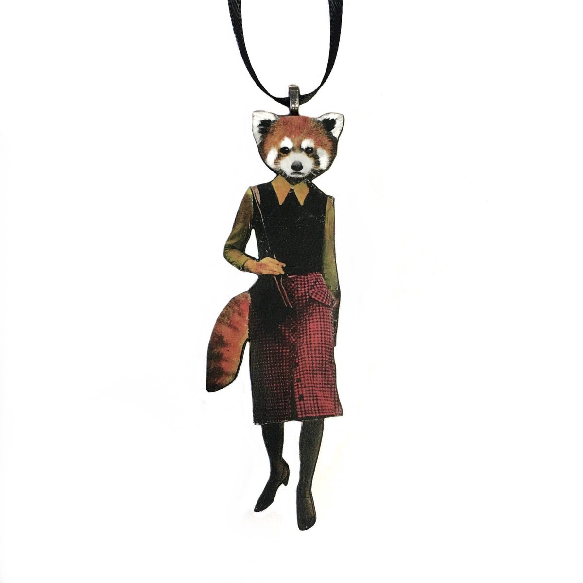 Red Panda Christmas Ornament-thumbmail-3