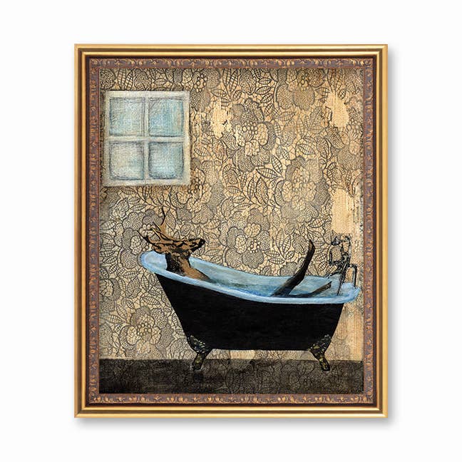 Bath Deer 8x10" Art Print-thumbmail-1
