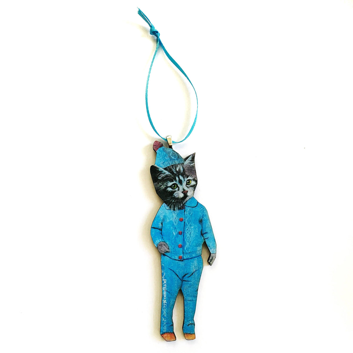 Retro Kitten Ornament-thumbmail-3
