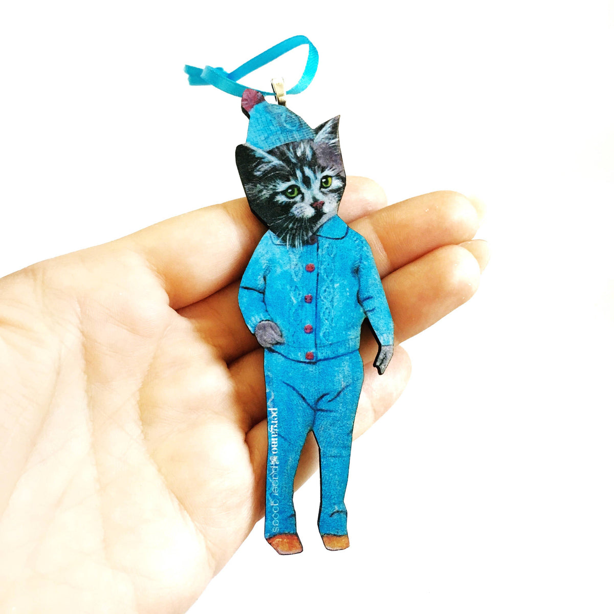 Retro Kitten Ornament-thumbmail-4