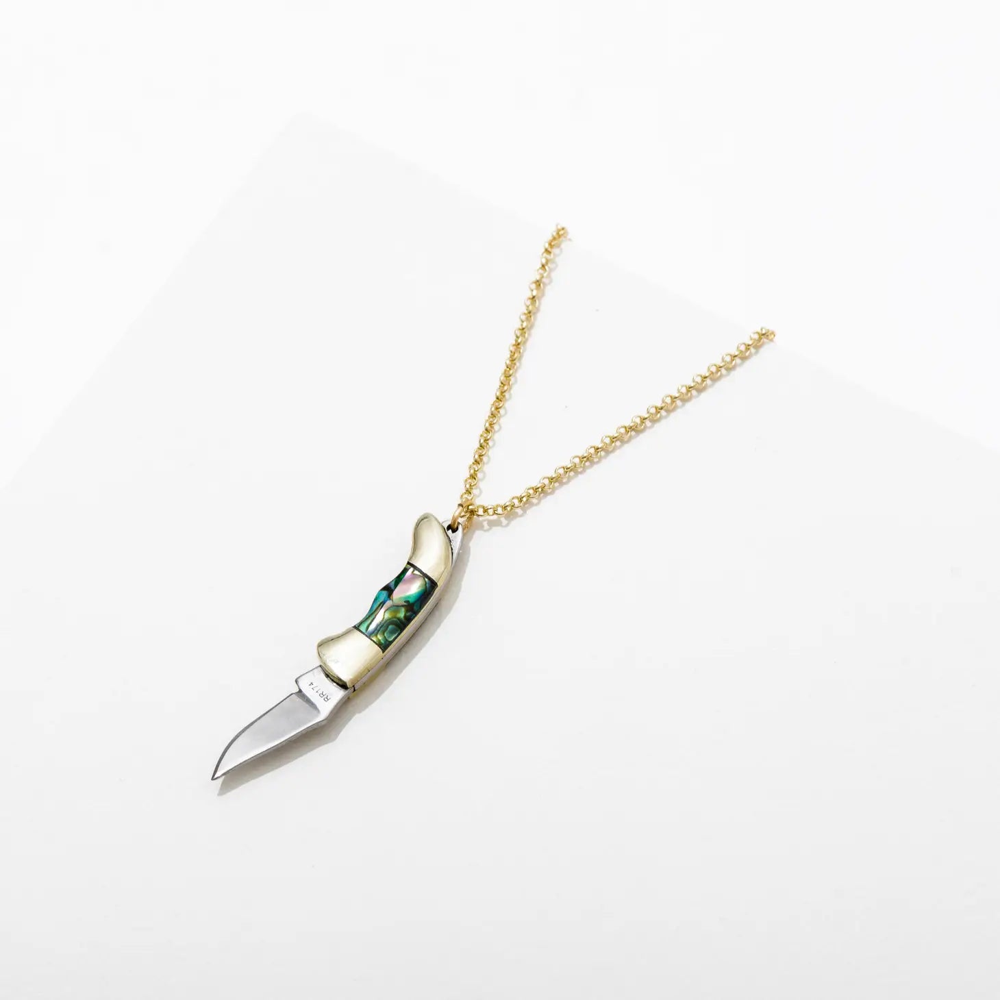Judith Gold Abalone Necklace