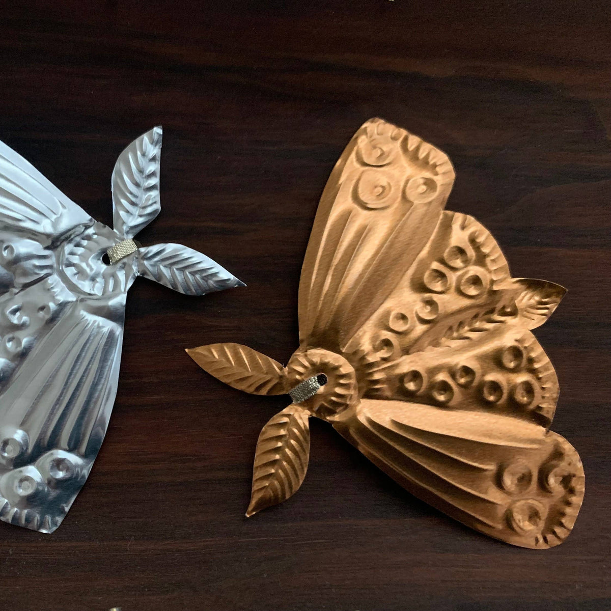 Metal Moth Hanging Decor