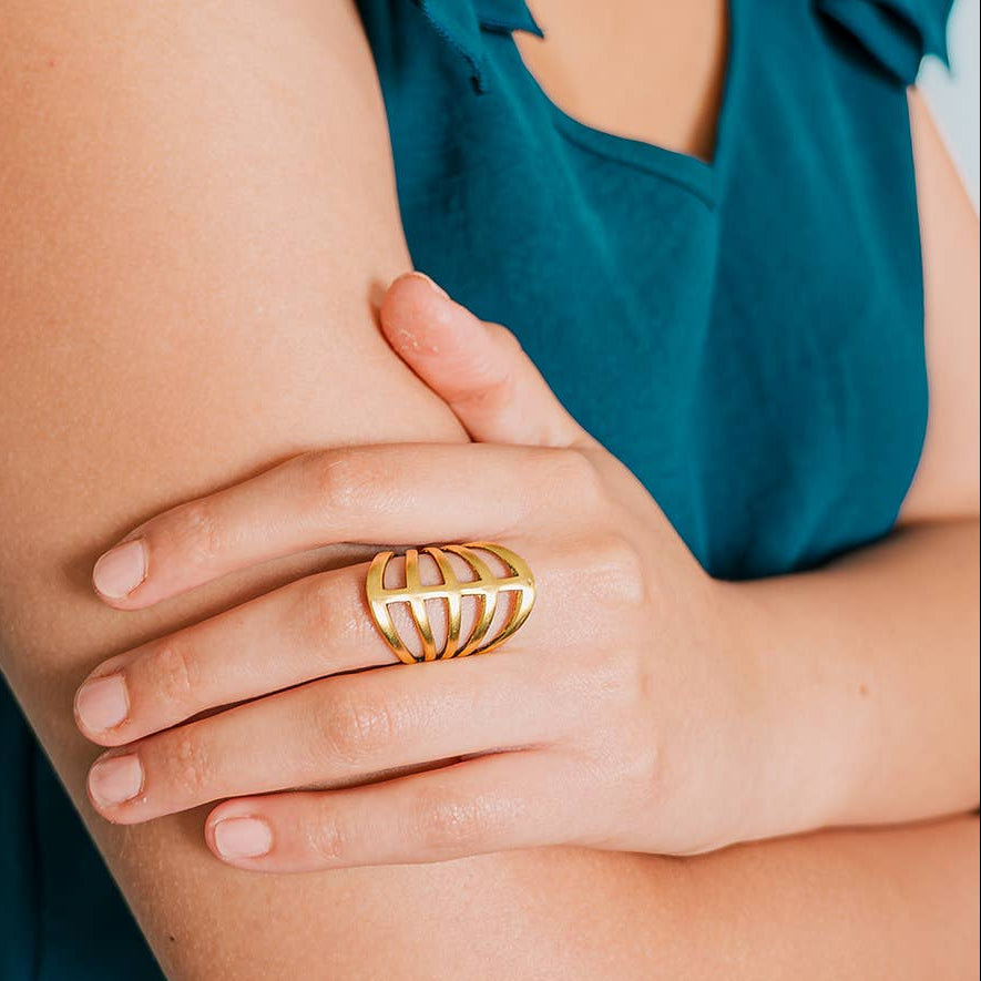 Gladiator Ring in Silver or Gold-thumbmail-2