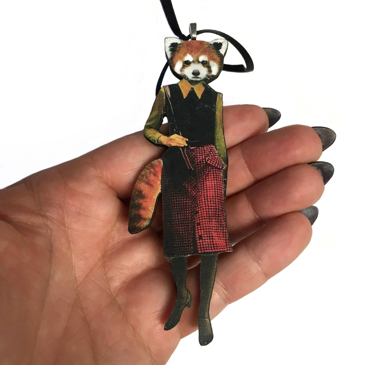 Red Panda Christmas Ornament-thumbmail-2