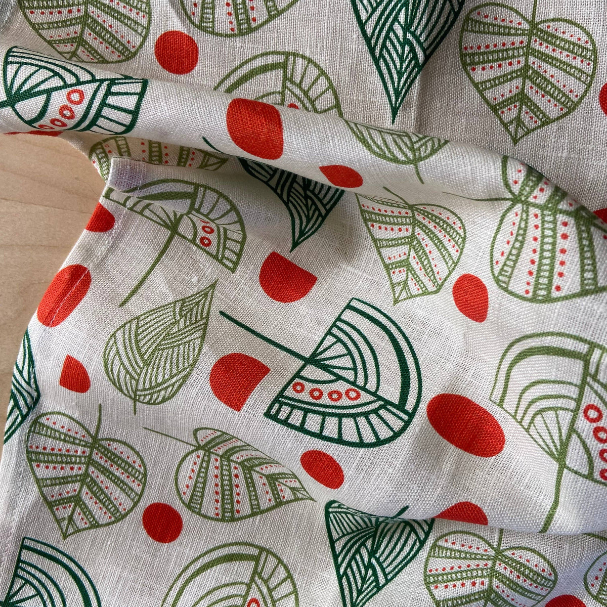 Mod Trees Linen Tea Towel-thumbmail-2