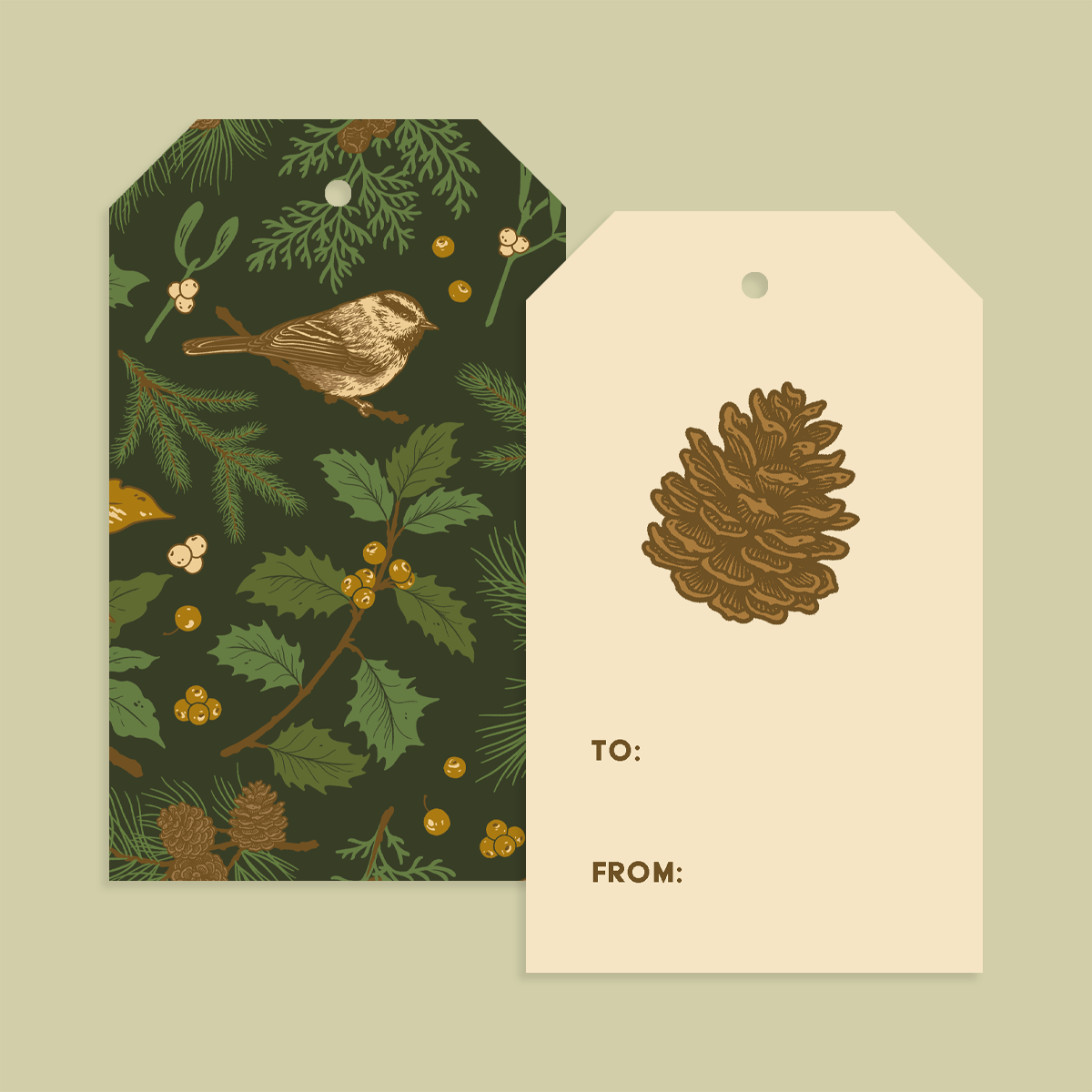 Set of 8 Holiday Gift Tags-thumbmail-3