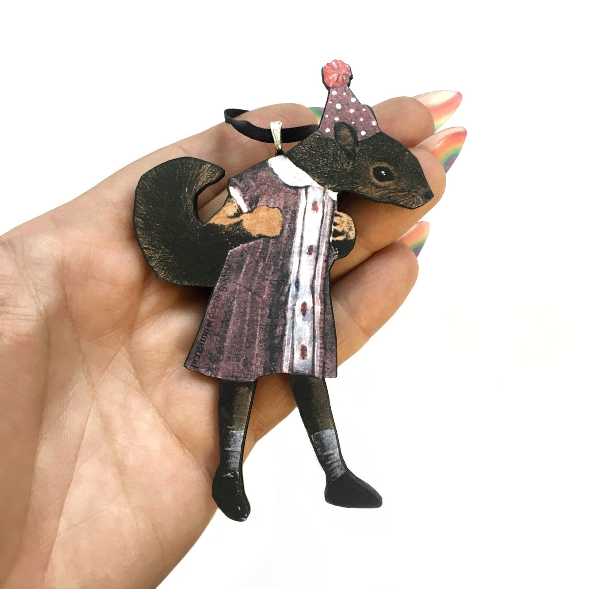 Squirrel Christmas Ornament-thumbmail-2