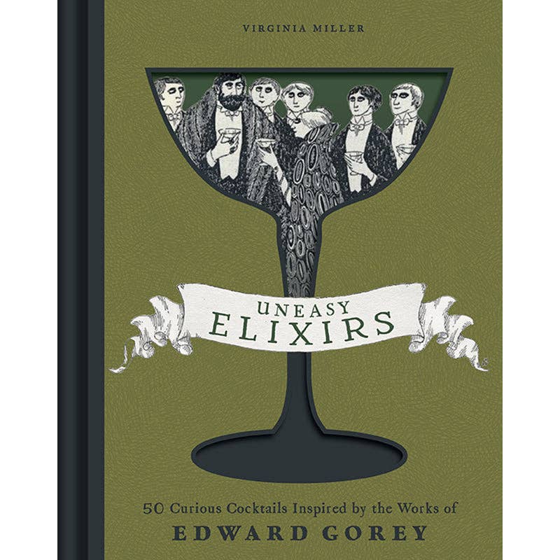 Edward Gorey Cocktail Recipe Book, “Uneasy Elixirs”