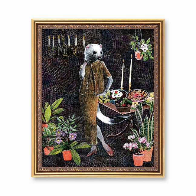Evening Weasel 8x10" Art Print-thumbmail-1