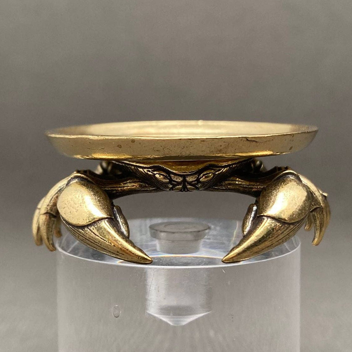 Brass Crab Claw Trinket Tray