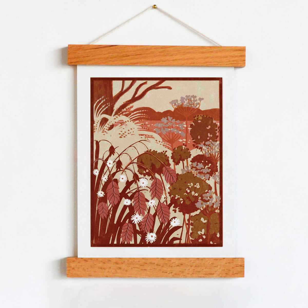 Sea Oats and Aster 8x10" Art Print-thumbmail-2