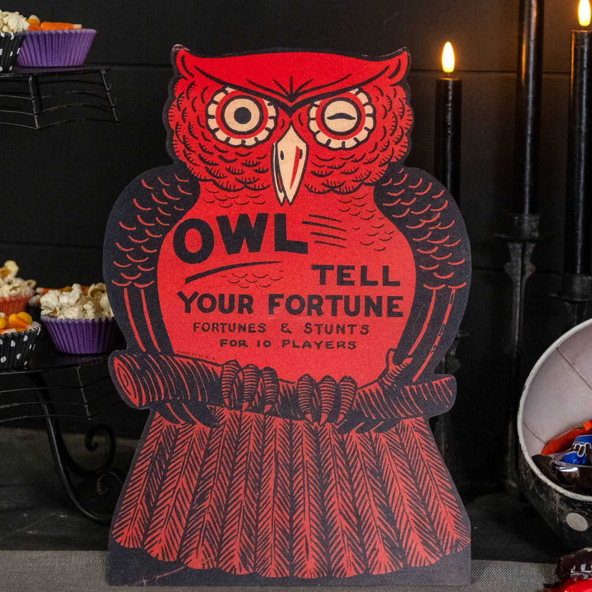 Vintage Owl Fortune Telling Decoration-thumbmail-1