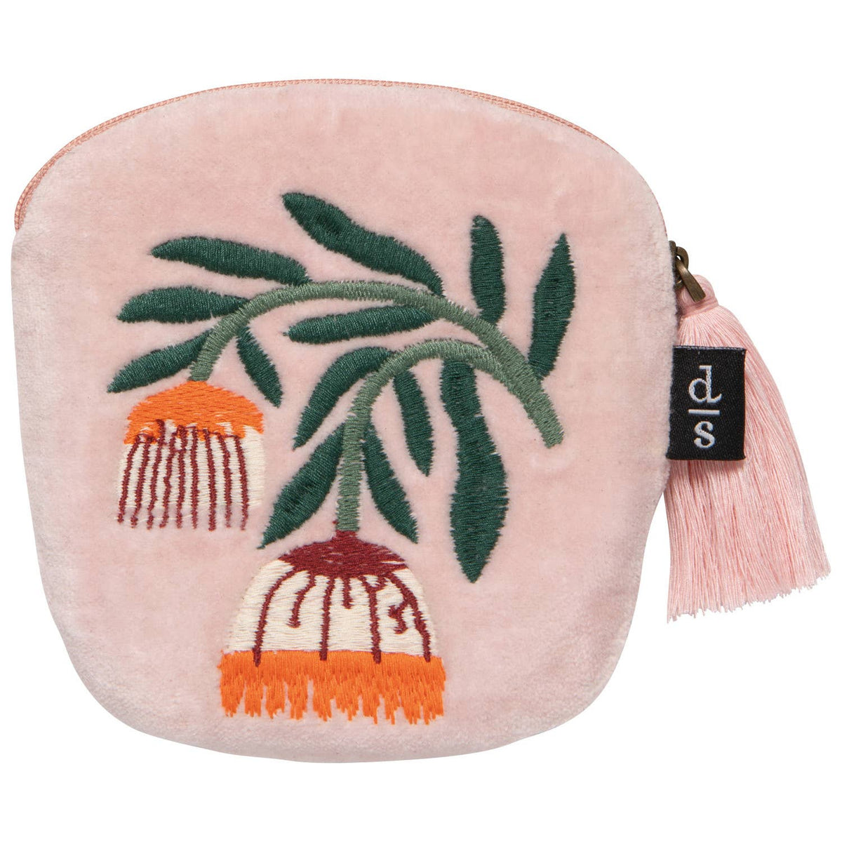 Embroidered Velvet Coin Purse-thumbmail-2