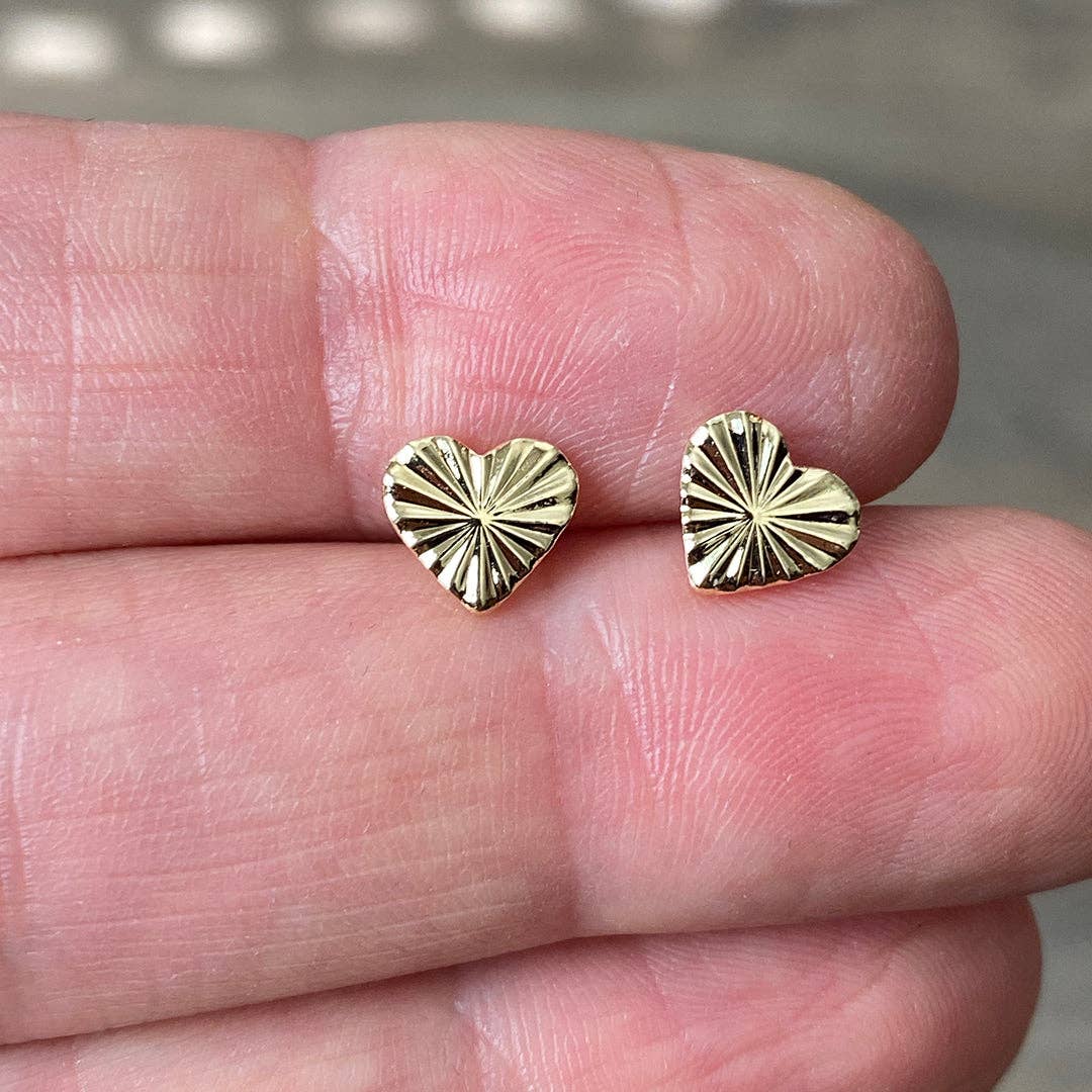 Tiny Heart Starburst Earrings-thumbmail-1