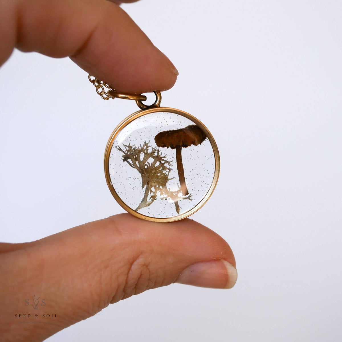 Forest Floor Terrarium Necklace