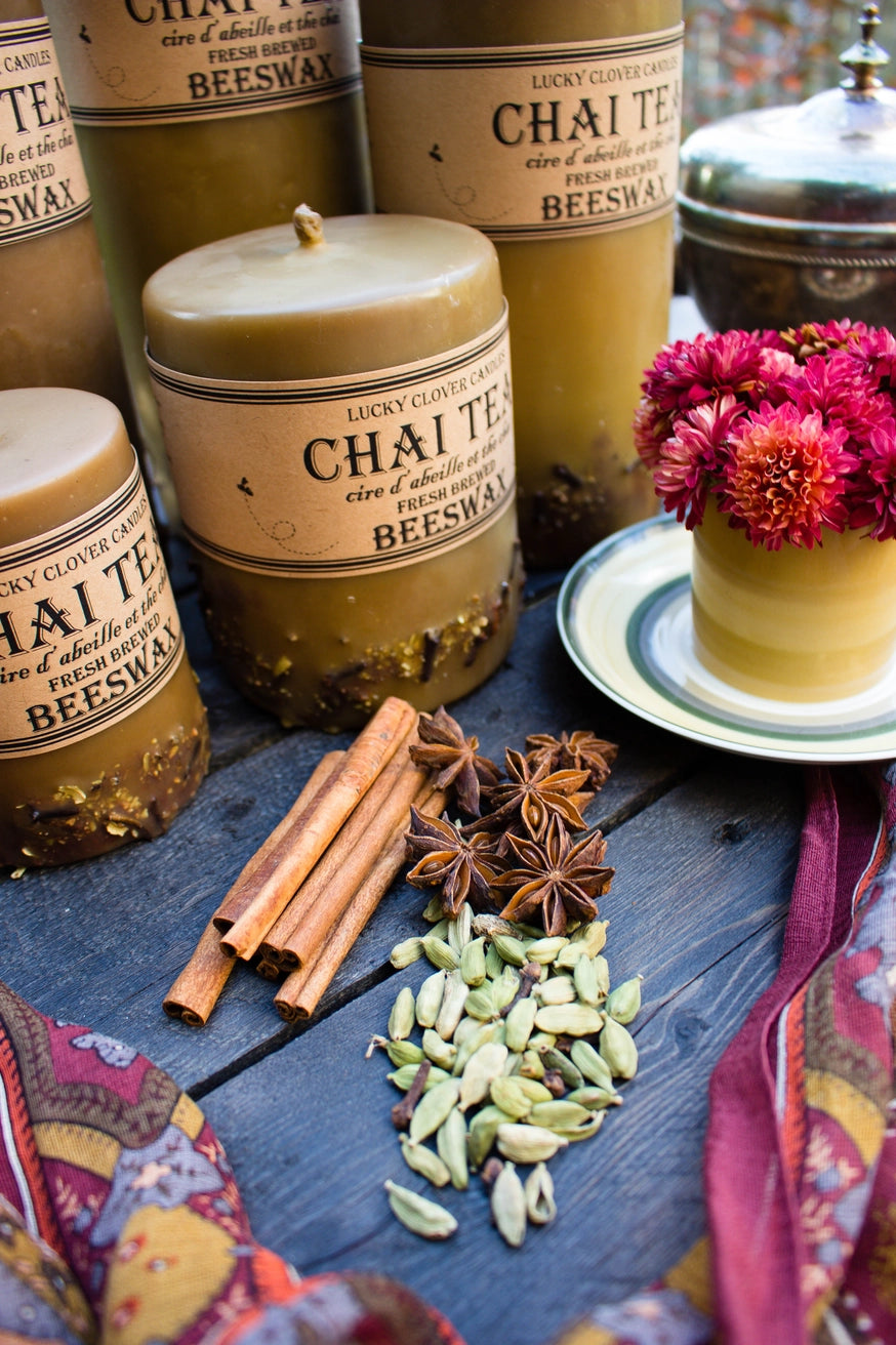 Beeswax Chai Candle