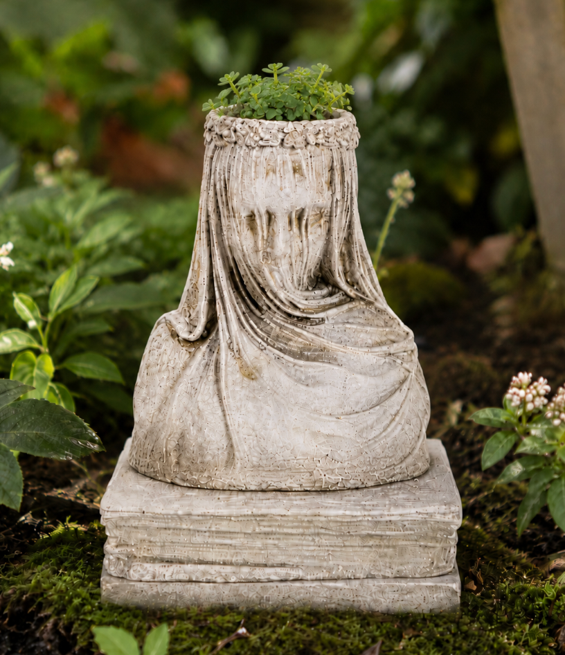 Concrete Small Veiled Lady Pot-thumbmail-1