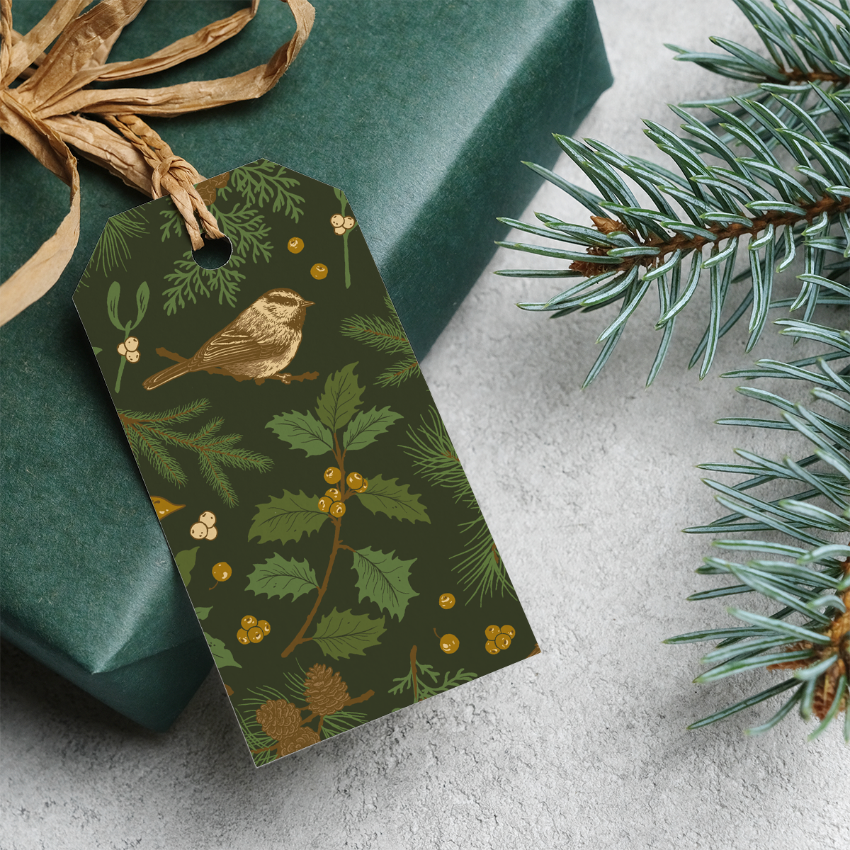 Set of 8 Holiday Gift Tags-thumbmail-2