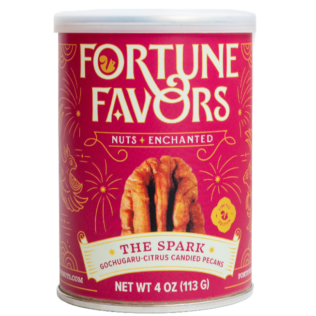 Fortune Favors The Spark Candied Pecans