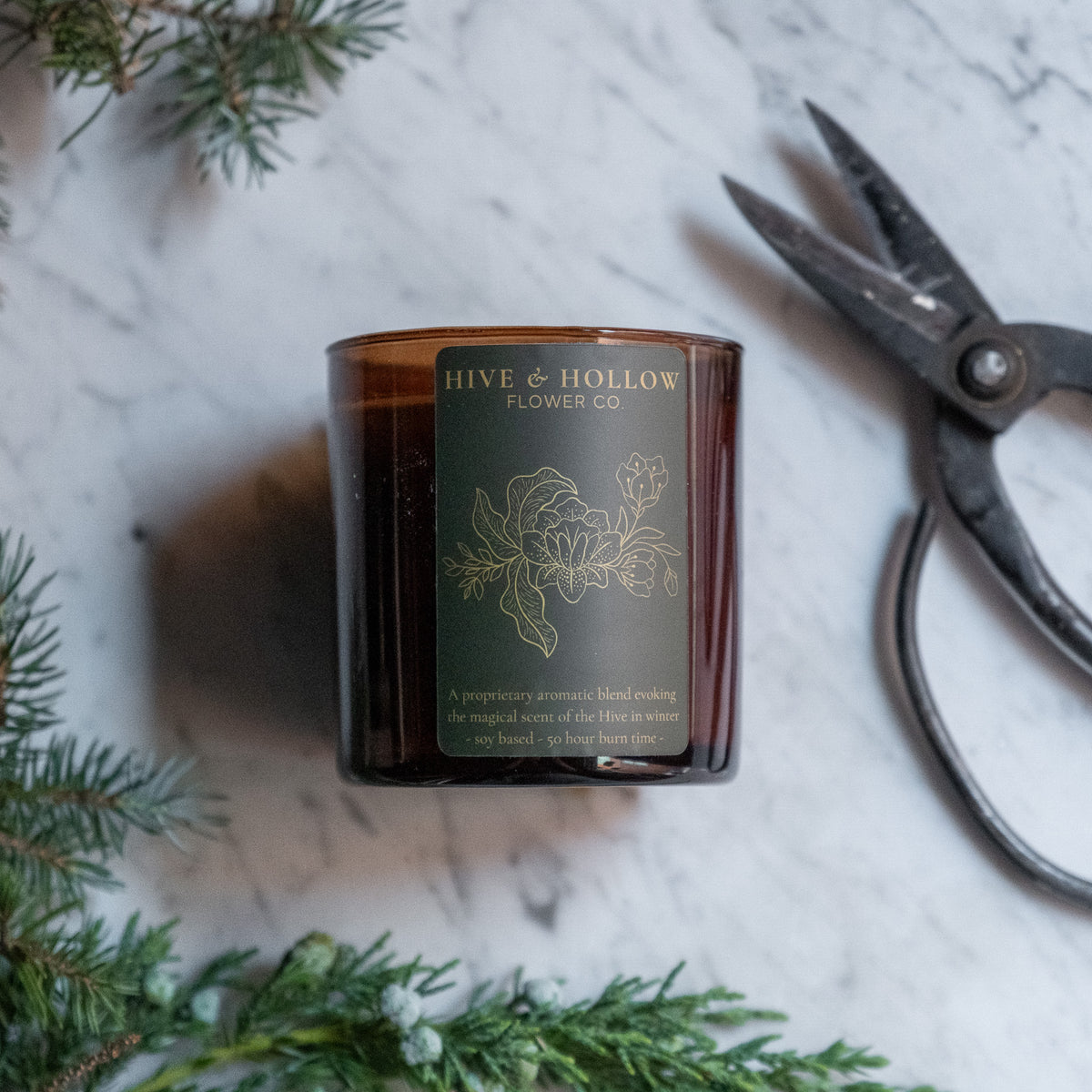 Hive & Hollow Winter Candle