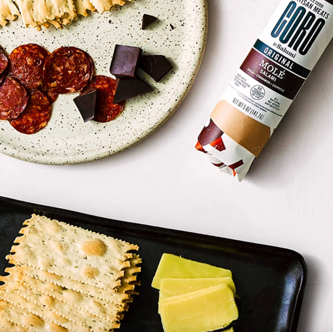 Chipotle & Cocoa Uncured Molé Salami Stick-thumbmail-1