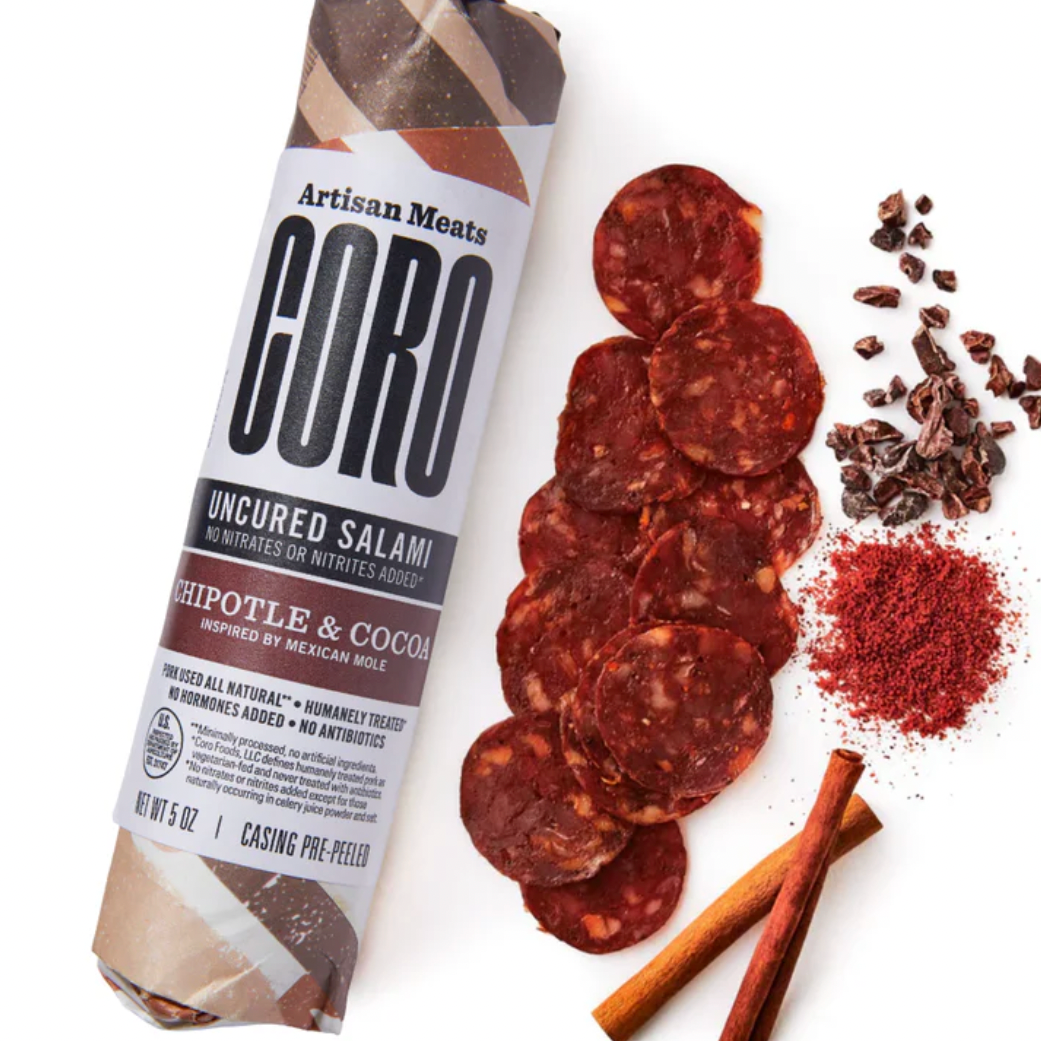 Chipotle & Cocoa Uncured Molé Salami Stick-thumbmail-2