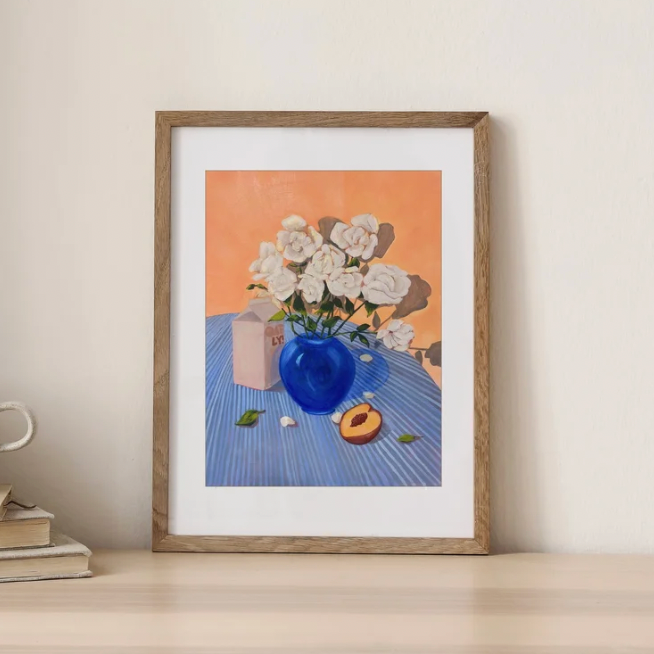 Still Life With Oatmilk 9" x 12" Print-thumbmail-1