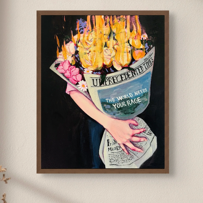 8"x10" Unframed Rage Print-thumbmail-1
