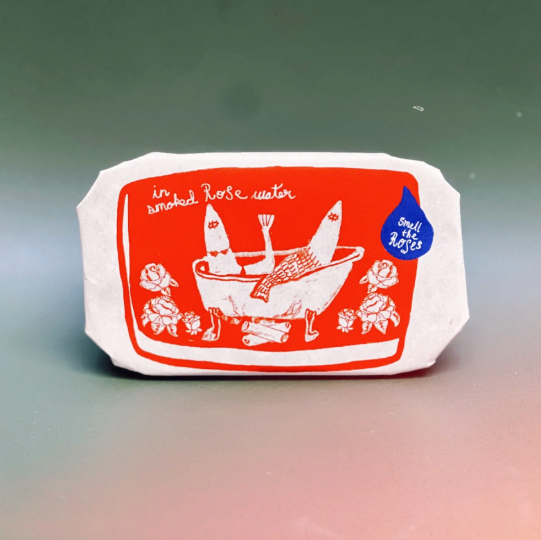 Tinned Fish Candle: Smoked Rose Water