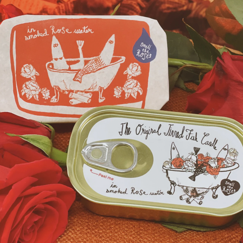 Tinned Fish Candle: Smoked Rose Water-thumbmail-4