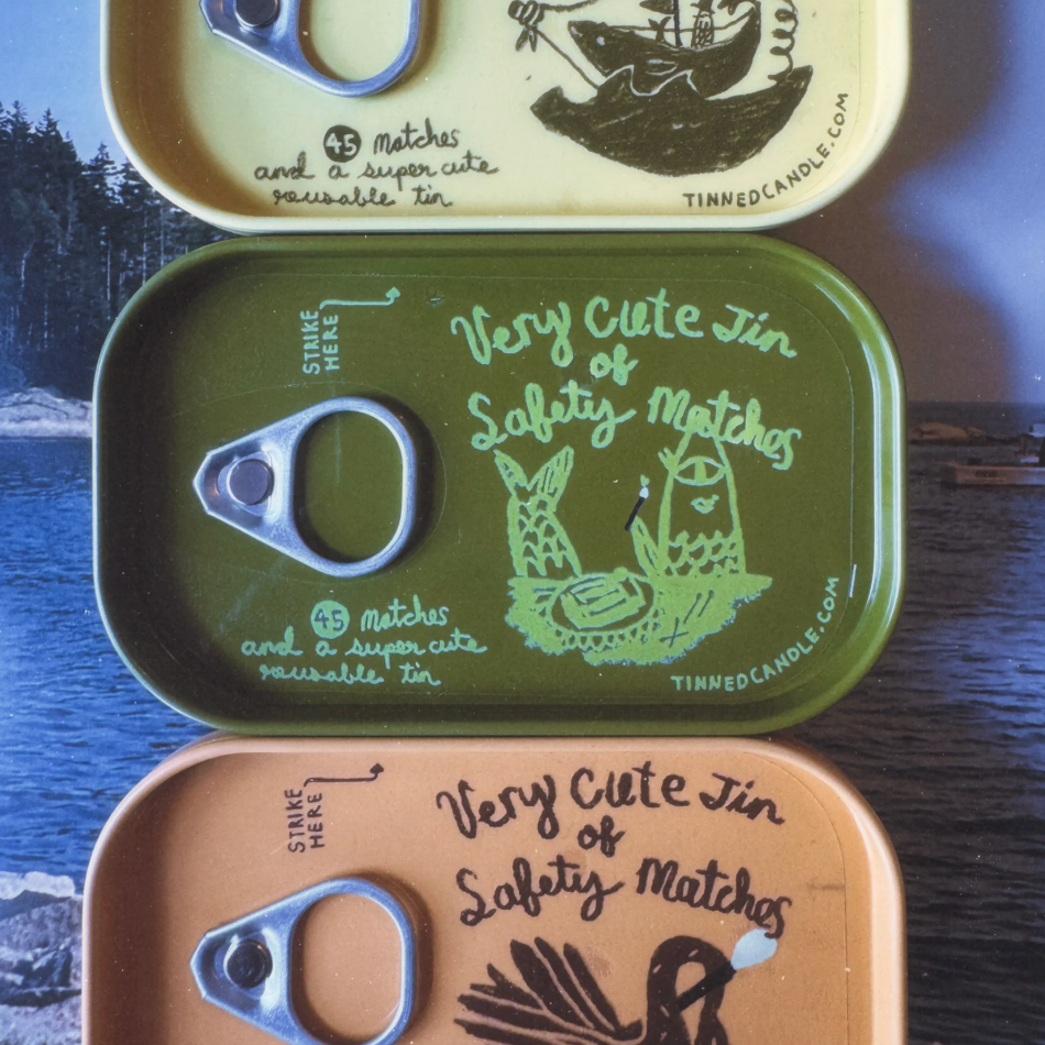 A Very Cute Tin of Safety Matches