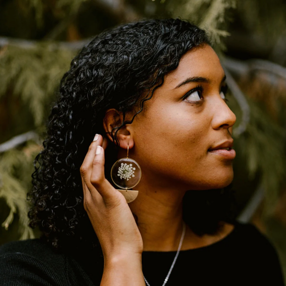 Queen Annes Lace Phase Earring
