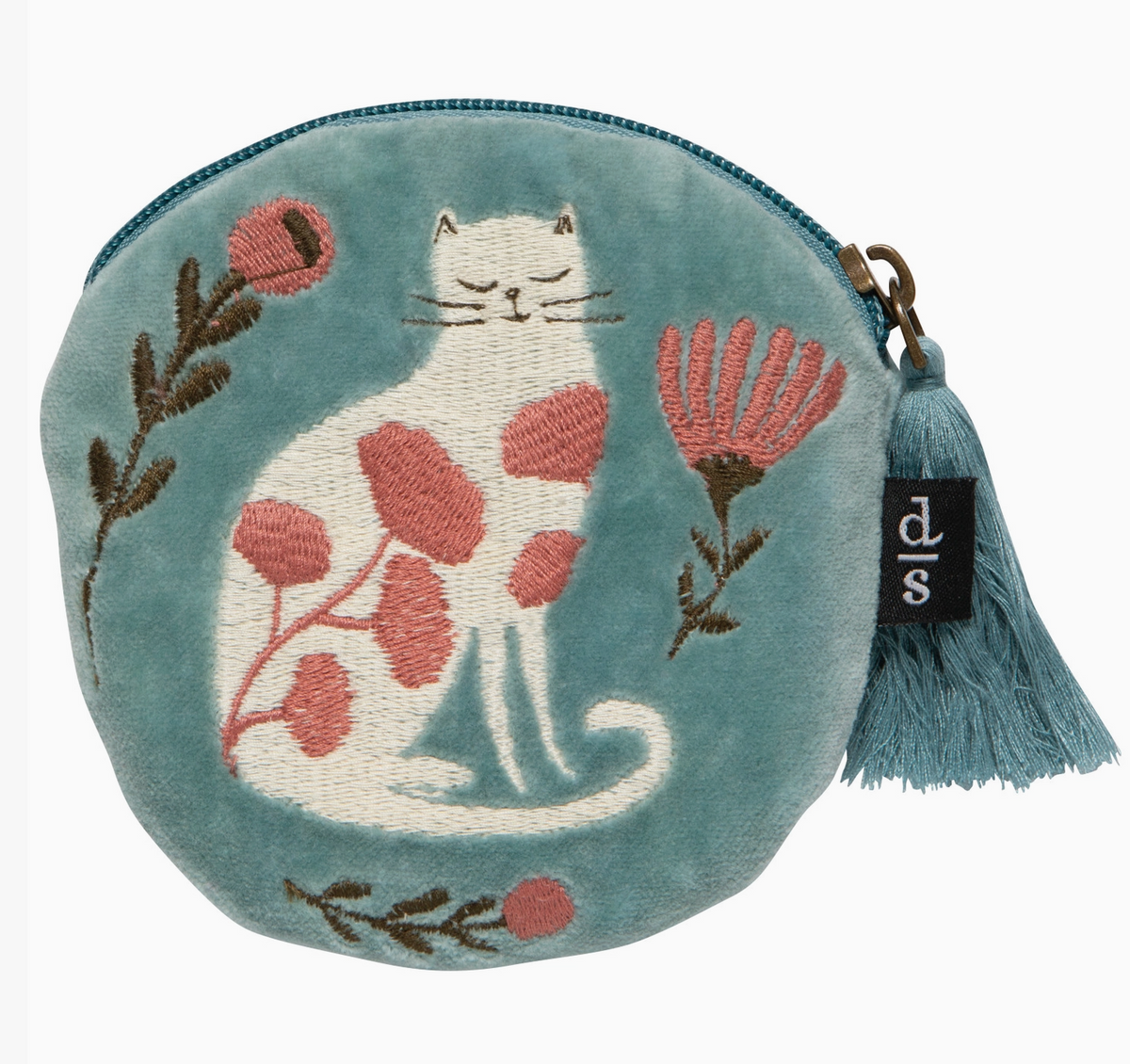 Embroidered Velvet Coin Purse-thumbmail-3