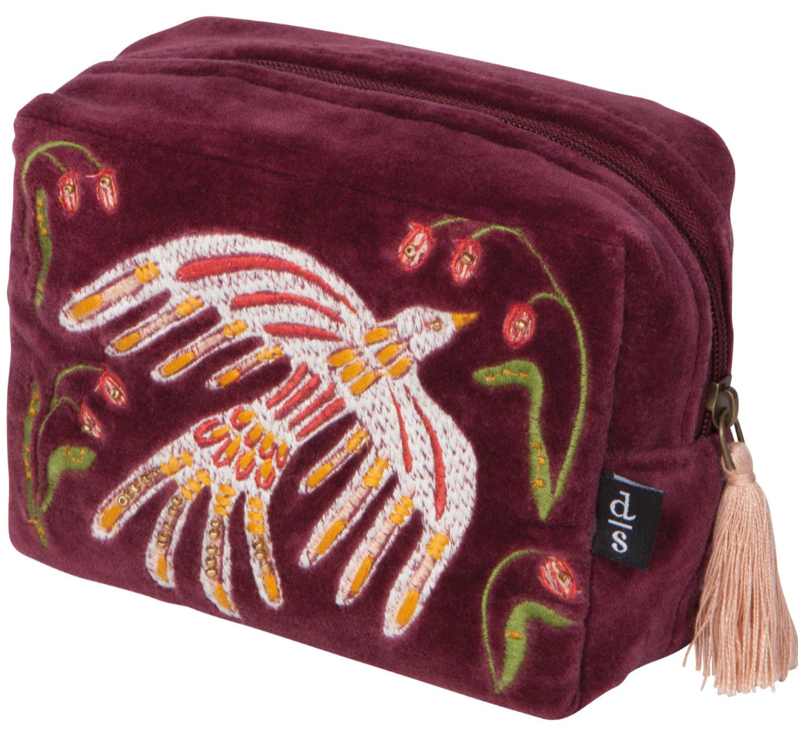 Embroidered Rectangular Pouch-thumbmail-3