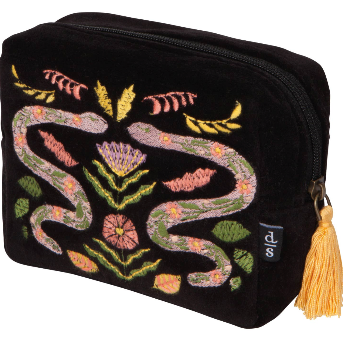 Embroidered Rectangular Pouch-thumbmail-4