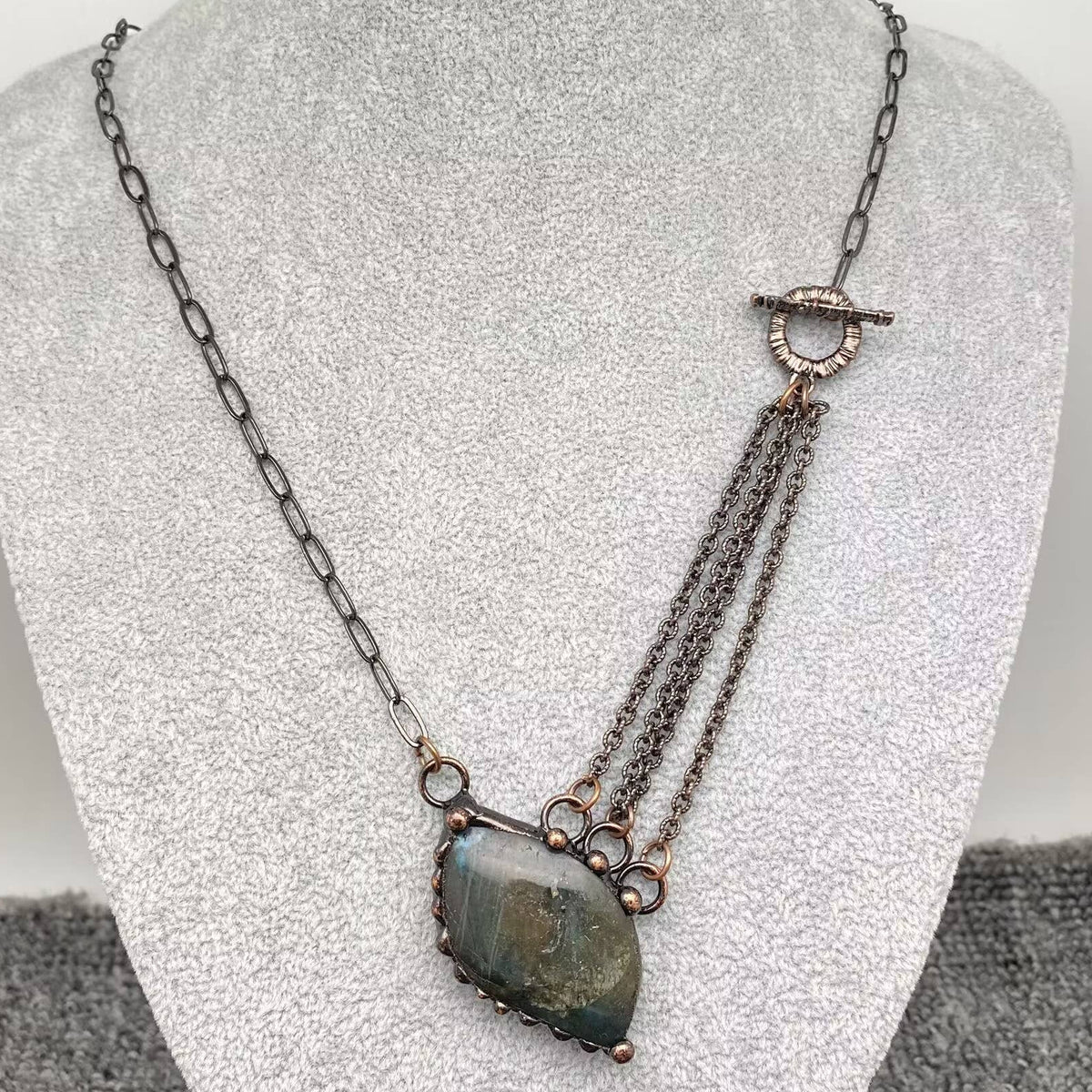 Anemousite Stone Pendant Necklace