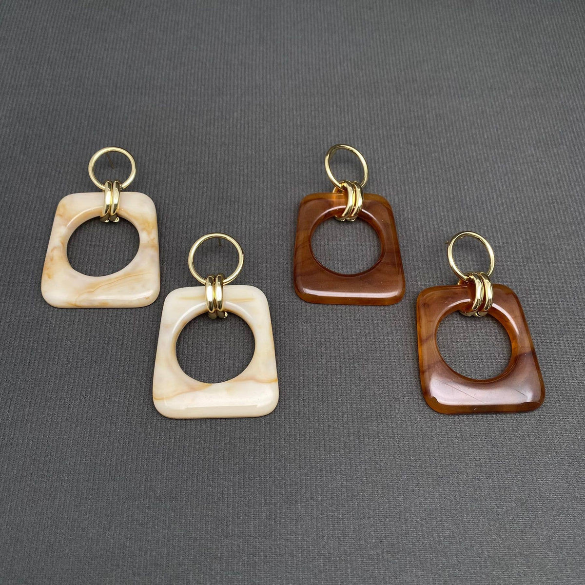 Mod Acetate & Gold Earrings-thumbmail-1