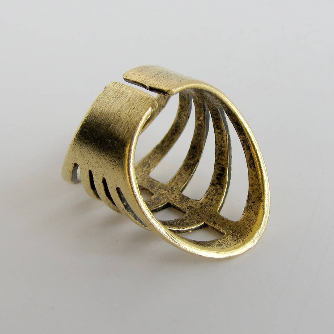 Gladiator Ring in Silver or Gold-thumbmail-4