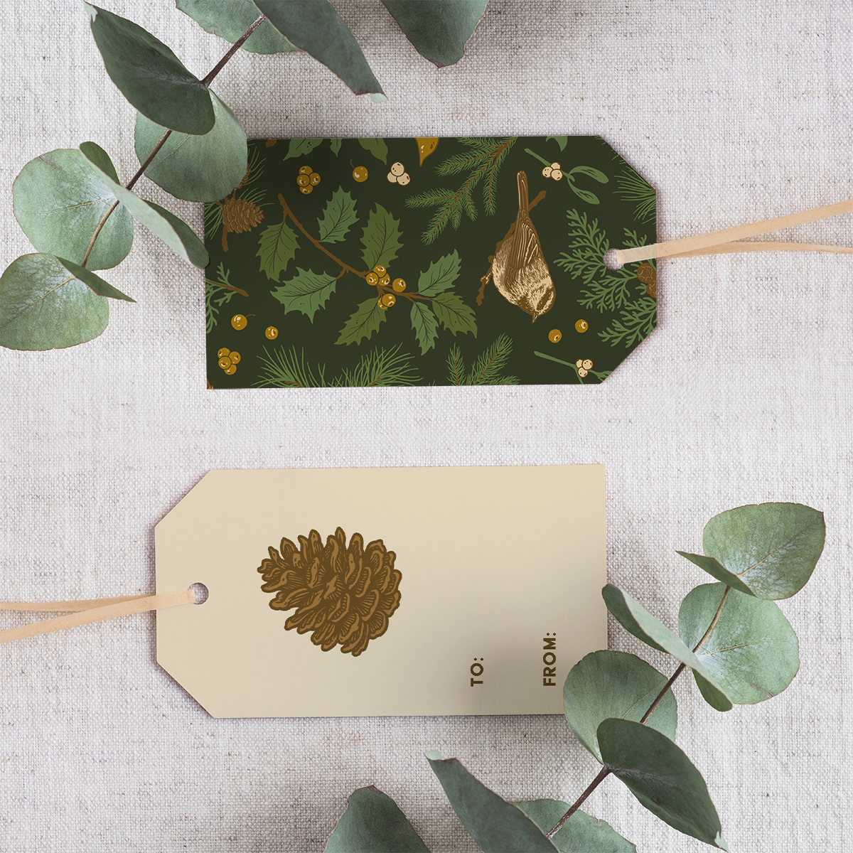 Set of 8 Holiday Gift Tags-thumbmail-1