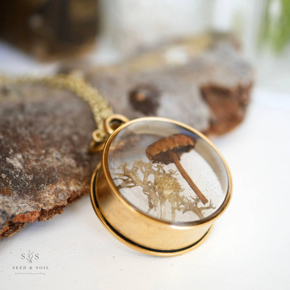 Forest Floor Terrarium Necklace