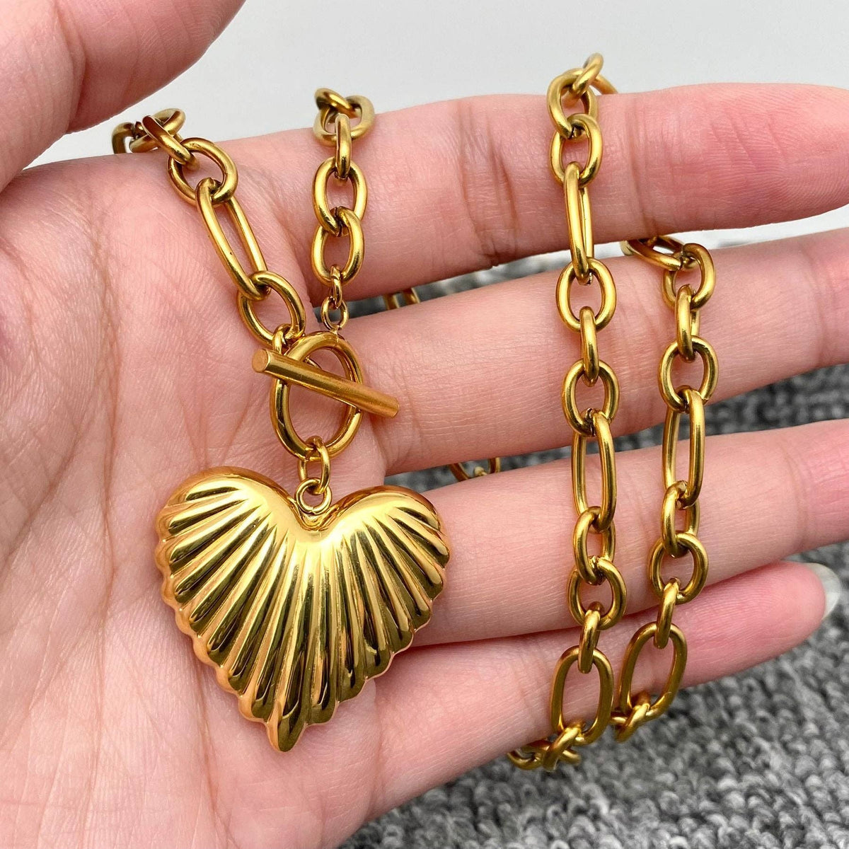 Gold Heart Necklace