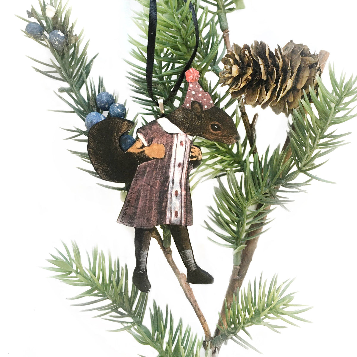 Squirrel Christmas Ornament-thumbmail-1
