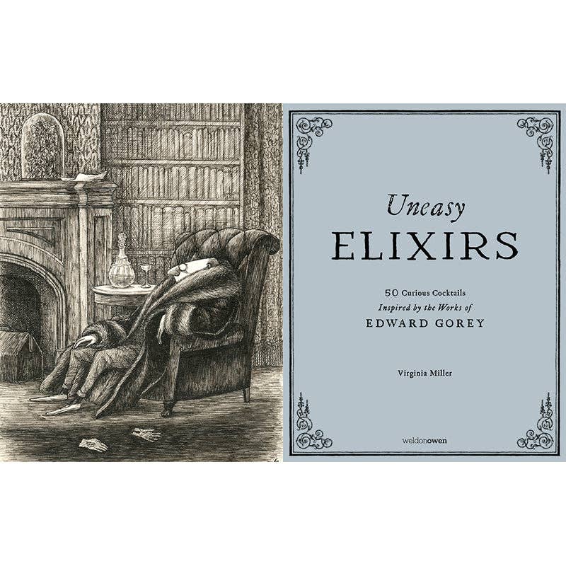 Edward Gorey Cocktail Recipe Book, “Uneasy Elixirs”-thumbmail-2